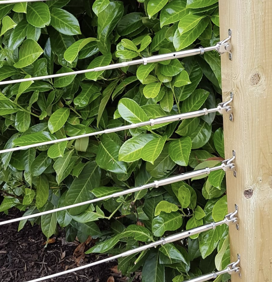 Stainless Steel Wire Rope Balustrade Kit in timber